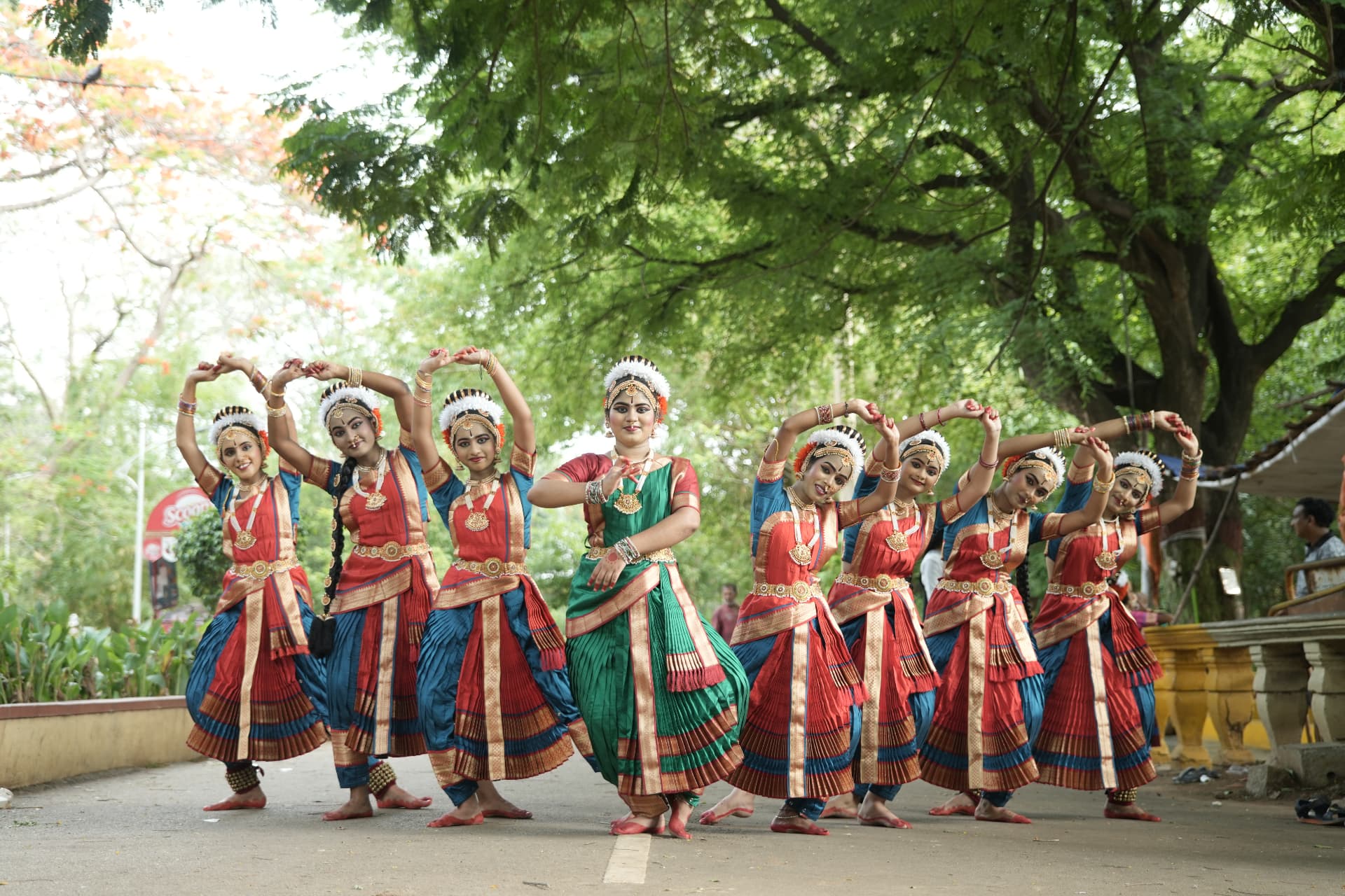 Kuchipudi performance photo 8 by Natyamayusri Dance Academy students